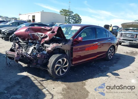 2017 Honda Accord Ex-L z USA, uszkodzony, nr VIN 1HGCR2F90HA164392